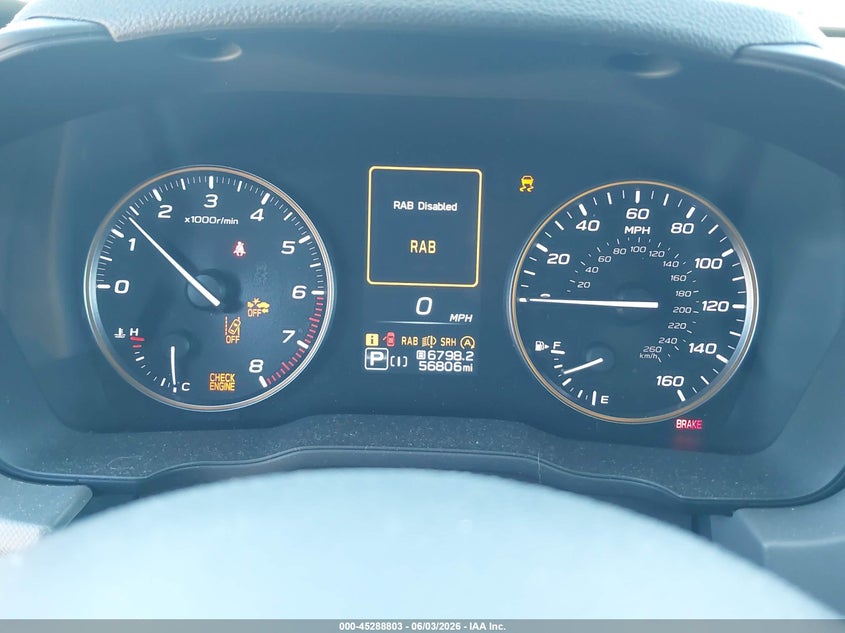 2024 Subaru Xv VIN 4S4GUHU66R3735752 IAAI salvage auction — FRONT END, Salvage Title, sold $6,900 on 2026-07-31 (photo 7)