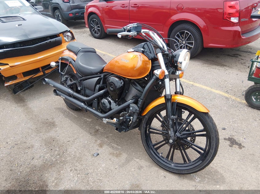 2012 Kawasaki Vn 900 VIN JKAVN2C13CA050858 IAAI salvage auction — FRONT END, Salvage (Colorado), sold $900 on 2026-07-08 (photo 1)