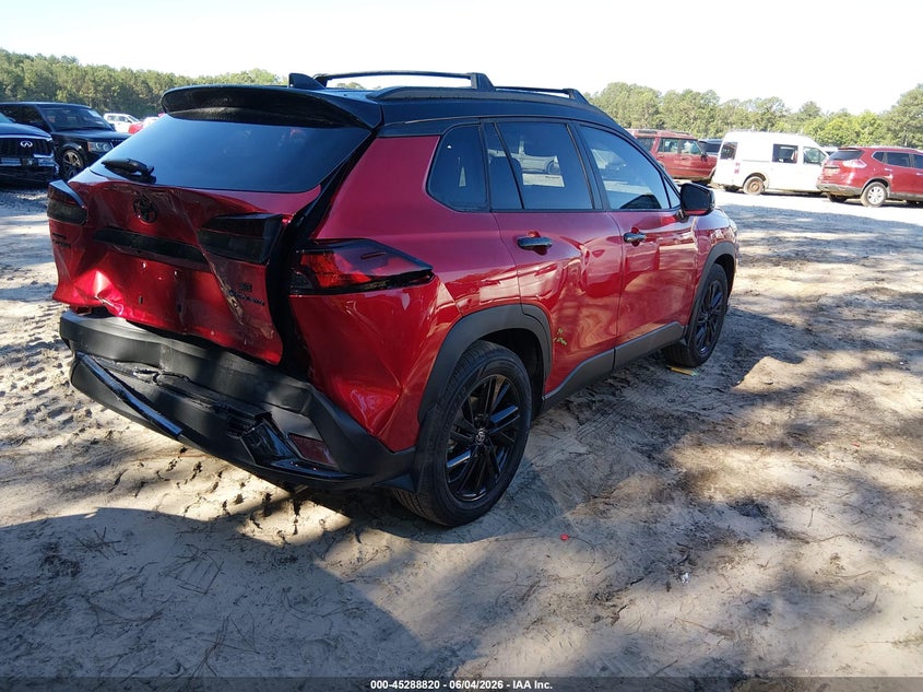 2025 Toyota Corolla cross VIN 7MUFBABG5SV083158 IAAI salvage auction — REAR END, Salvage Title, sold $11,700 on 2026-07-21 (photo 4)