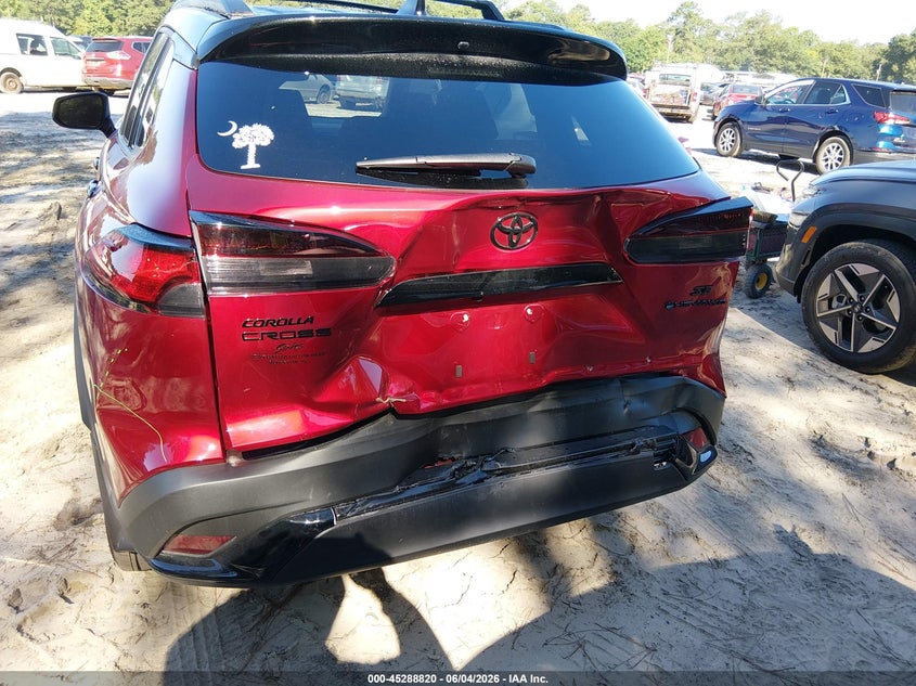 2025 Toyota Corolla cross VIN 7MUFBABG5SV083158 IAAI salvage auction — REAR END, Salvage Title, sold $11,700 on 2026-07-21 (photo 6)