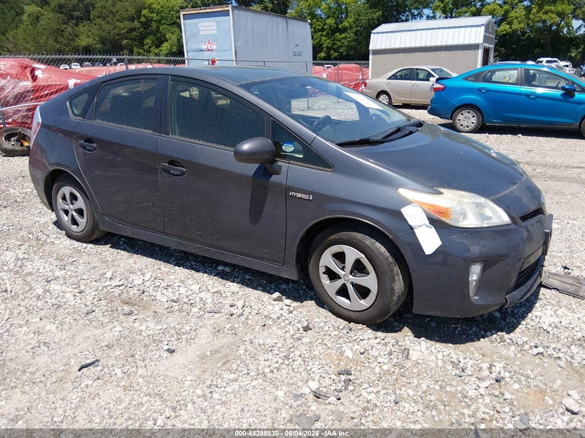 2014 Toyota Prius VIN JTDKN3DU1E1773747 IAAI salvage auction — LEFT FRONT, Salvage Title, sold $1,200 on 2026-07-17 (photo 1)