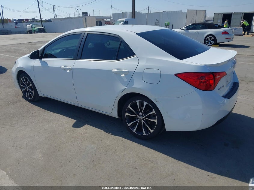2017 Toyota Corolla VIN 5YFBURHE0HP722586 IAAI salvage auction — LEFT SIDE, Salvage Title, sold $1,450 on 2026-07-29 (photo 3)