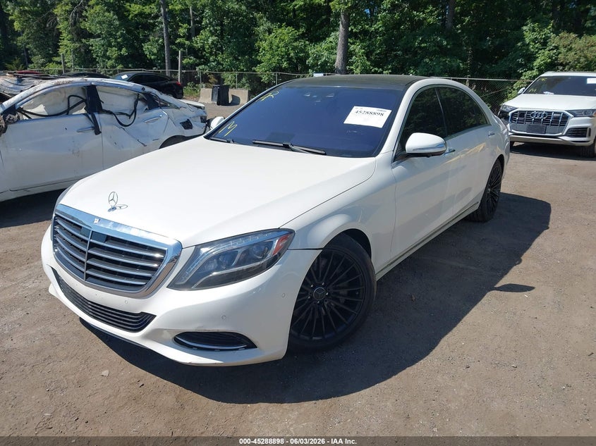 2014 Mercedes-benz S-klasse VIN WDDUG8FB8EA049068 IAAI salvage auction — FRONT END, Salvage Title, sold $8,975 on 2026-07-08 (photo 2)
