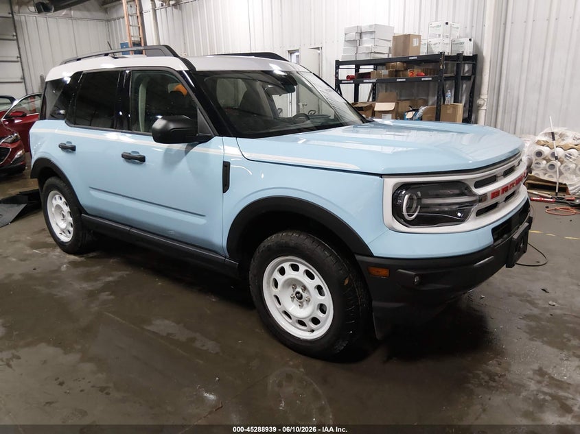 2024 Ford Bronco sport VIN 3FMCR9G61RRE29061 IAAI salvage auction — REAR END, Salvage (Iowa), sold $9,000 on 2026-07-28 (photo 1)