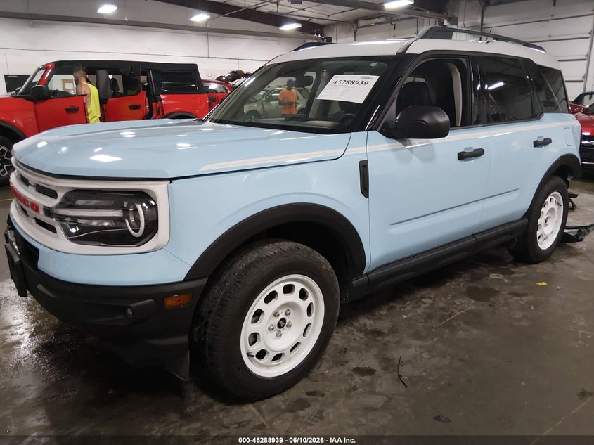 2024 Ford Bronco sport VIN 3FMCR9G61RRE29061 IAAI salvage auction — REAR END, Salvage (Iowa), sold $9,000 on 2026-07-28 (photo 2)