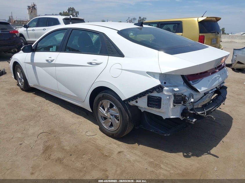 2025 Hyundai Elantra VIN KMHLL4DG9SU932837 IAAI salvage auction — REAR END, Salvage Title, sold $6,300 on 2026-07-22 (photo 3)