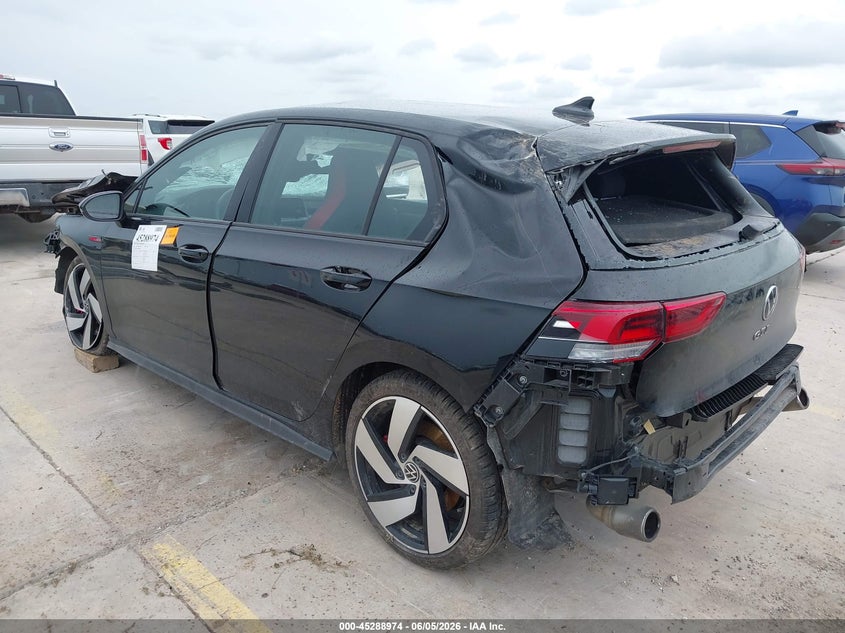 2024 Volkswagen Golf gti VIN WVWGA7CD0RW220459 IAAI salvage auction — ROLLOVER, Salvage Title, sold $3,025 on 2026-08-24 (photo 3)