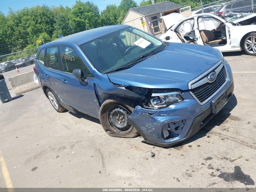 2019 Subaru Forester VIN JF2SKAAC1KH552971 IAAI salvage auction — FRONT END, Salvage Title, sold $3,200 on 2026-07-09 (photo 1)