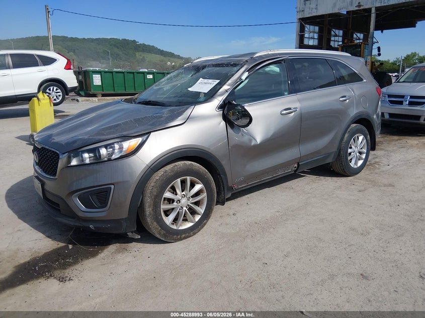 2016 Kia Sorento VIN 5XYPGDA39GG020262 IAAI salvage auction — ROLLOVER, Salvage (Pennsylvania), sold $50 on 2026-07-29 (photo 2)