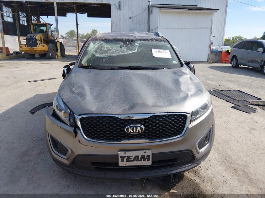 2016 Kia Sorento VIN 5XYPGDA39GG020262 IAAI salvage auction — ROLLOVER, Salvage (Pennsylvania), sold $50 on 2026-07-29 (photo 6)