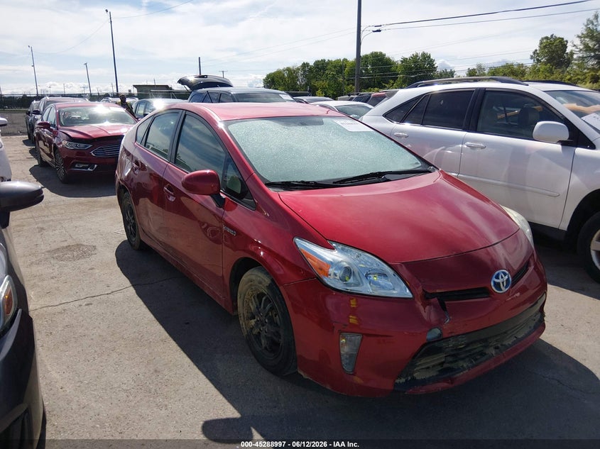 2014 Toyota Prius VIN JTDKN3DU7E0392653 IAAI salvage auction — FRONT END, Salvage (Ohio), sold $1,350 on 2026-07-28 (photo 1)