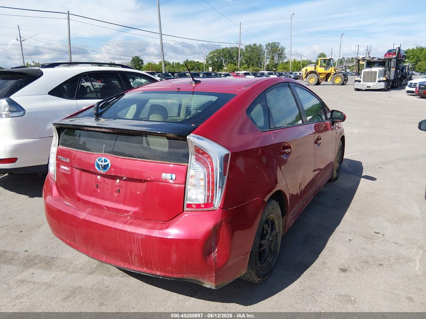 2014 Toyota Prius VIN JTDKN3DU7E0392653 IAAI salvage auction — FRONT END, Salvage (Ohio), sold $1,350 on 2026-07-28 (photo 4)