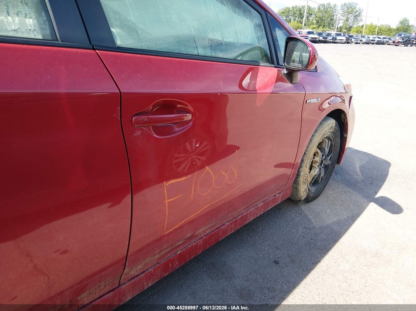 2014 Toyota Prius VIN JTDKN3DU7E0392653 IAAI salvage auction — FRONT END, Salvage (Ohio), sold $1,350 on 2026-07-28 (photo 6)