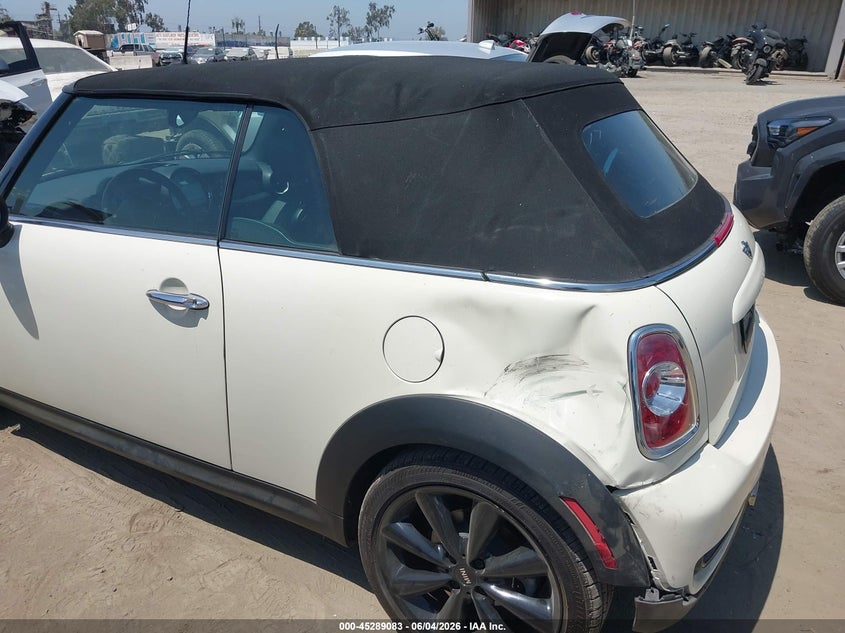 2014 Mini Convertible VIN WMWZP3C57ET707157 IAAI salvage auction — REAR END, Salvage (California), sold $1,900 on 2026-08-07 (photo 6)