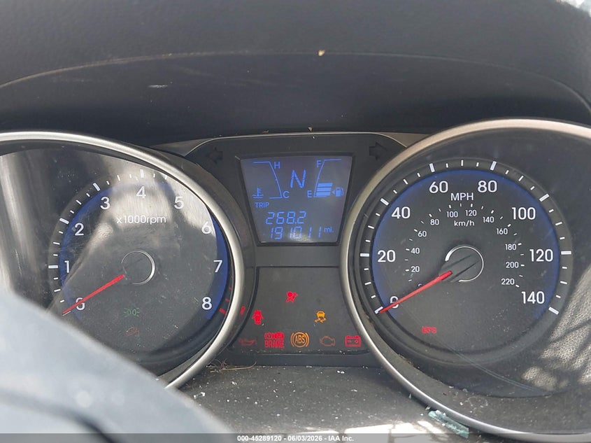2011 Hyundai Tucson VIN KM8JU3AC2BU258076 IAAI salvage auction — BIO HAZARD, Clear (Tennessee), sold $375 on 2026-07-09 (photo 7)
