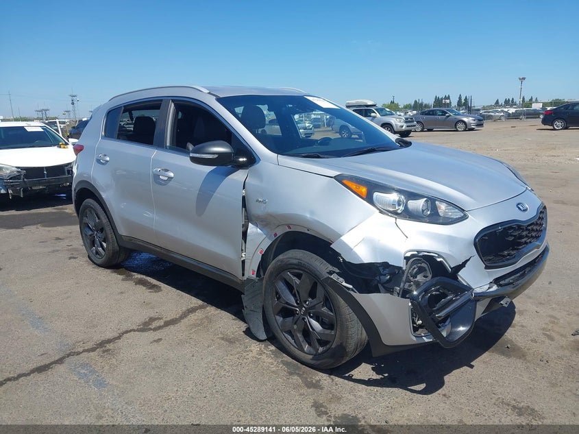 2020 Kia Sportage VIN KNDP6CAC2L7684066 IAAI salvage auction — THEFT, Salvage Title, sold $2,675 on 2026-07-15 (photo 1)