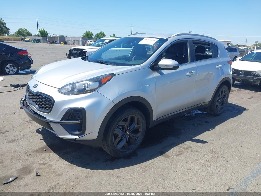 2020 Kia Sportage VIN KNDP6CAC2L7684066 IAAI salvage auction — THEFT, Salvage Title, sold $2,675 on 2026-07-15 (photo 2)