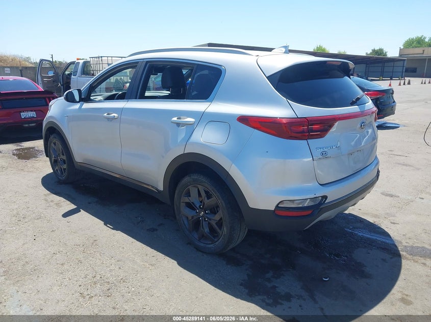 2020 Kia Sportage VIN KNDP6CAC2L7684066 IAAI salvage auction — THEFT, Salvage Title, sold $2,675 on 2026-07-15 (photo 3)
