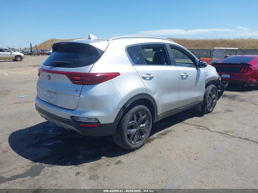 2020 Kia Sportage VIN KNDP6CAC2L7684066 IAAI salvage auction — THEFT, Salvage Title, sold $2,675 on 2026-07-15 (photo 4)