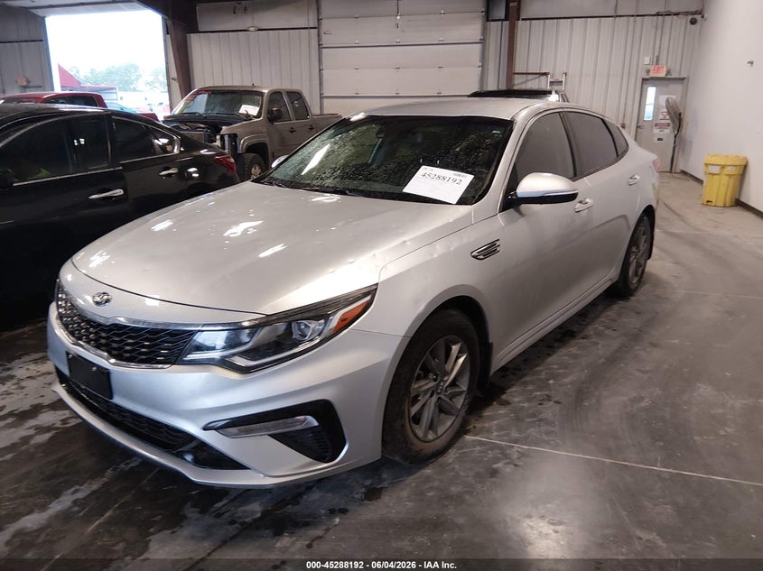 2019 Kia Optima VIN 5XXGT4L38KG310580 IAAI salvage auction — HAIL, Salvage Title, sold $2,350 on 2026-07-30 (photo 2)