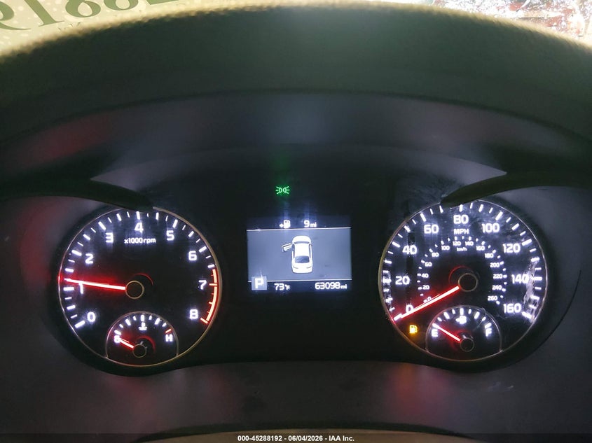 2019 Kia Optima VIN 5XXGT4L38KG310580 IAAI salvage auction — HAIL, Salvage Title, sold $2,350 on 2026-07-30 (photo 7)