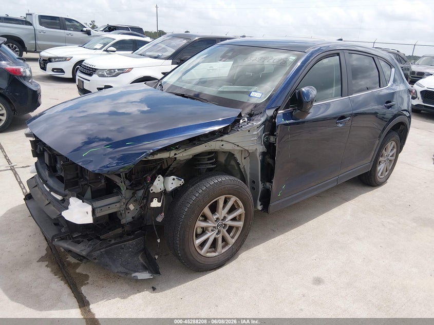 2023 Mazda Cx-5 VIN JM3KFBCM9P0149008 IAAI salvage auction — LEFT FRONT, Original (Texas), sold $11,525 on 2026-07-31 (photo 2)