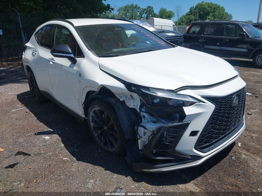 2022 Lexus Nx VIN JTJKGCEZ5N2002607 IAAI salvage auction — RIGHT SIDE, Salvage Title, sold $15,900 on 2026-07-29 (photo 1)