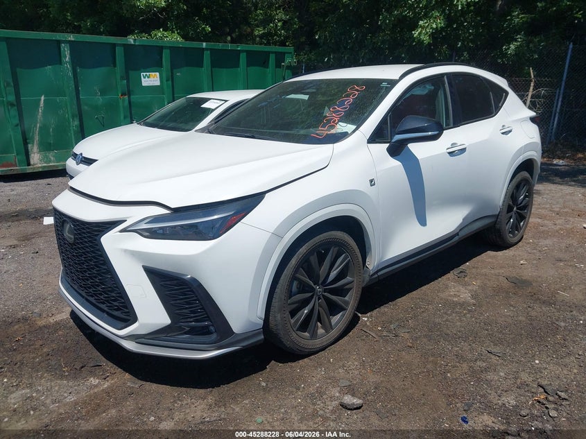 2022 Lexus Nx VIN JTJKGCEZ5N2002607 IAAI salvage auction — RIGHT SIDE, Salvage Title, sold $15,900 on 2026-07-29 (photo 2)