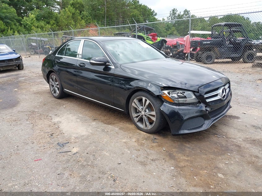 2015 Mercedes-benz C-klasse VIN 55SWF4JB2FU045675 IAAI salvage auction — NORMAL WEAR, Salvage Title, sold $2,200 on 2026-07-22 (photo 1)