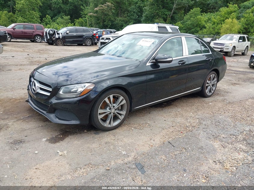 2015 Mercedes-benz C-klasse VIN 55SWF4JB2FU045675 IAAI salvage auction — NORMAL WEAR, Salvage Title, sold $2,200 on 2026-07-22 (photo 2)