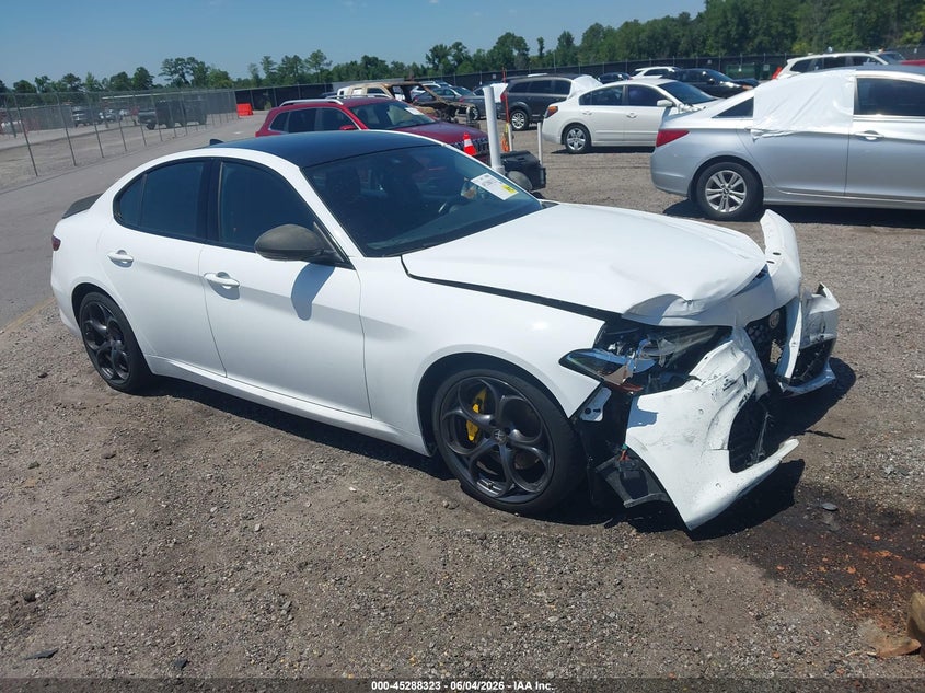 2018 Alfa romeo Giulia VIN ZARFAECN9J7589477 IAAI salvage auction — FRONT END, Salvage (South Carolina), sold $3,000 on 2026-08-20 (photo 1)