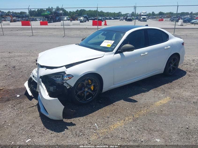 2018 Alfa romeo Giulia VIN ZARFAECN9J7589477 IAAI salvage auction — FRONT END, Salvage (South Carolina), sold $3,000 on 2026-08-20 (photo 2)