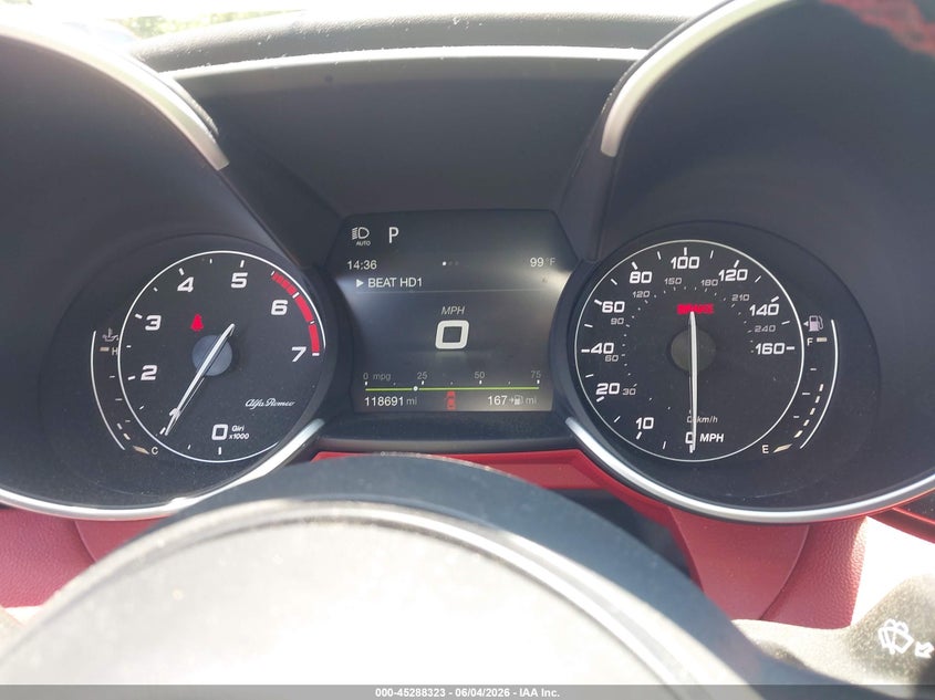 2018 Alfa romeo Giulia VIN ZARFAECN9J7589477 IAAI salvage auction — FRONT END, Salvage (South Carolina), sold $3,000 on 2026-08-20 (photo 7)