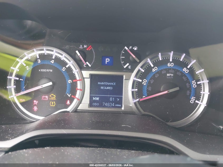 2015 Toyota 4runner VIN JTEBU5JR7F5234571 IAAI salvage auction — FRONT END, Salvage Title, sold $10,750 on 2026-07-09 (photo 7)