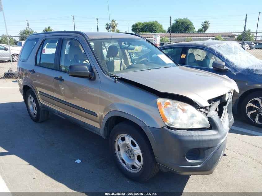 2005 Honda Cr-v VIN JHLRD68525C019236 IAAI salvage auction — FRONT END, Salvage (California), sold $775 on 2026-07-07 (photo 1)