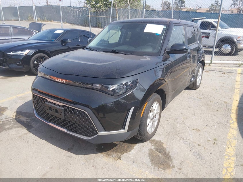 2023 Kia Soul VIN KNDJ23AU1P7896201 IAAI salvage auction — LEFT REAR, Salvage Title, sold $5,200 on 2026-07-08 (photo 2)