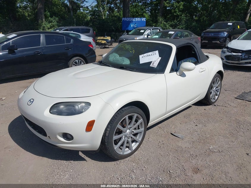 2006 Mazda Mx-5 VIN JM1NC25F960107384 IAAI salvage auction — FRONT END, Clear (Indiana), sold $1,600 on 2026-07-15 (photo 2)