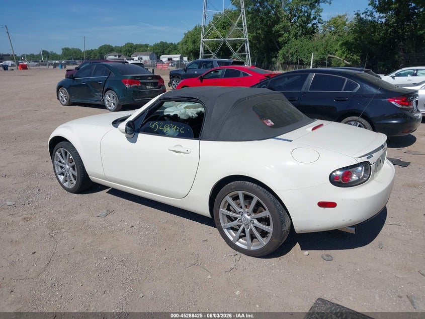 2006 Mazda Mx-5 VIN JM1NC25F960107384 IAAI salvage auction — FRONT END, Clear (Indiana), sold $1,600 on 2026-07-15 (photo 3)