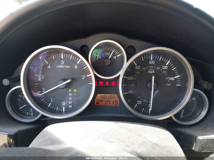 2006 Mazda Mx-5 VIN JM1NC25F960107384 IAAI salvage auction — FRONT END, Clear (Indiana), sold $1,600 on 2026-07-15 (photo 7)