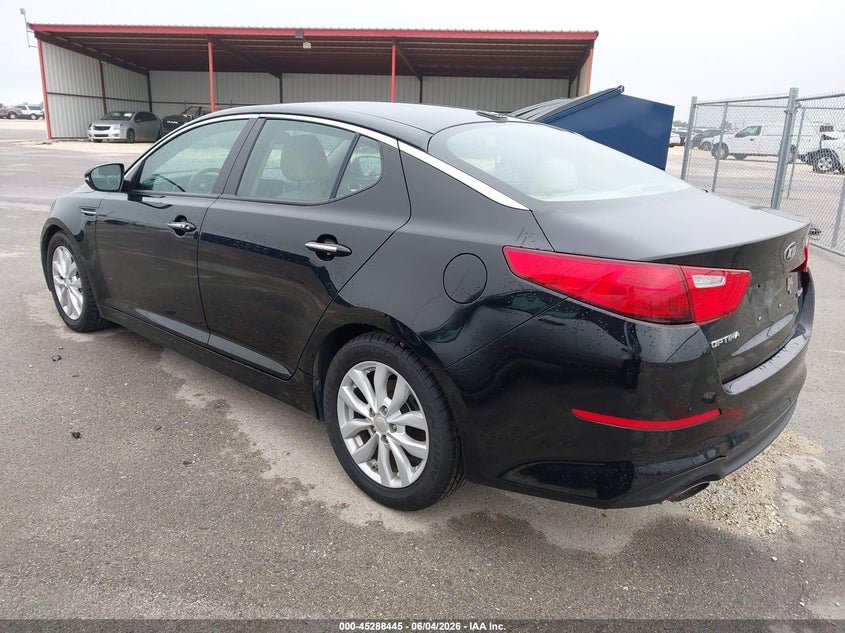 2015 Kia Optima VIN 5XXGN4A78FG396172 IAAI salvage auction — NORMAL WEAR, Clear (Texas), sold $1,275 on 2026-07-30 (photo 3)