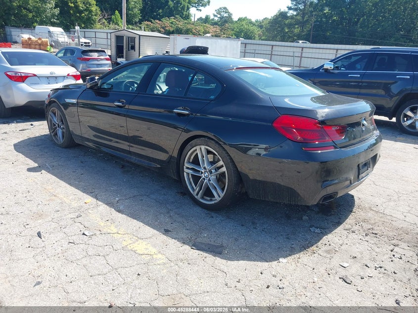 2016 BMW 6er VIN WBA6D4C56GD977396 IAAI salvage auction — FRONT END, Salvage Title, sold $2,450 on 2026-07-22 (photo 3)