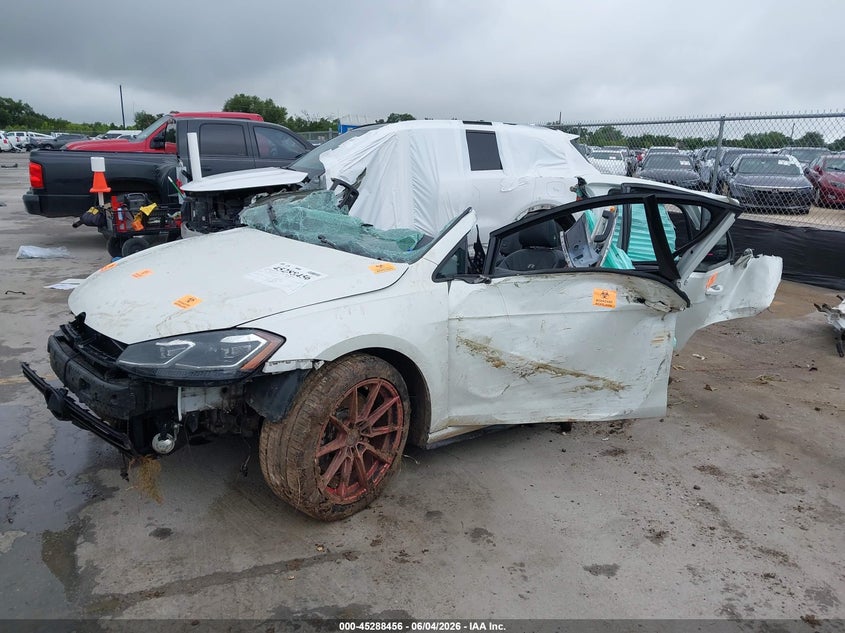 2019 Volkswagen Golf r VIN WVWWA7AU6KW118491 IAAI salvage auction — ALL OVER, Salvage Title, sold $1,300 on 2026-08-13 (photo 2)