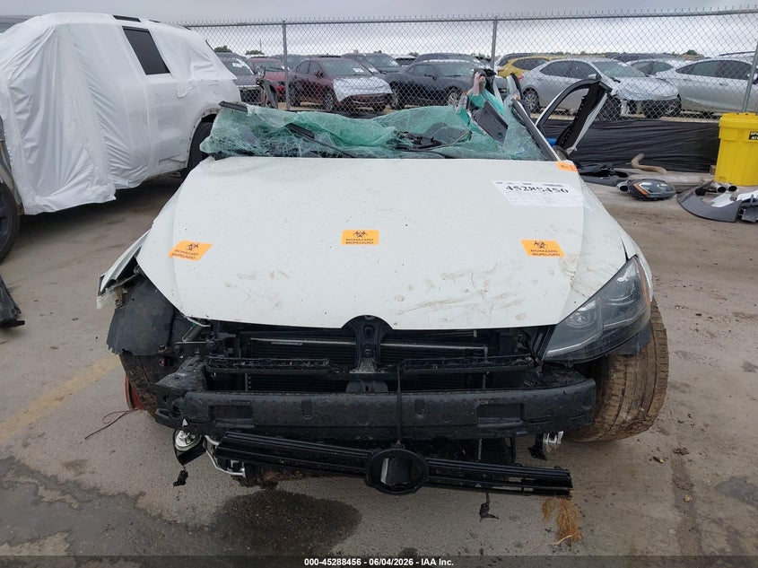 2019 Volkswagen Golf r VIN WVWWA7AU6KW118491 IAAI salvage auction — ALL OVER, Salvage Title, sold $1,300 on 2026-08-13 (photo 6)