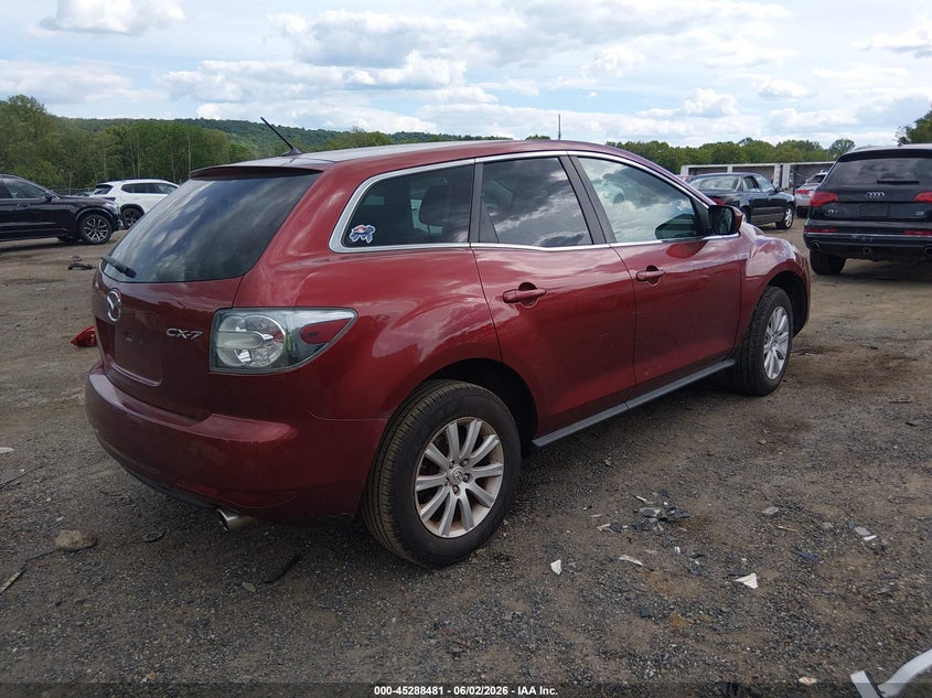 2011 Mazda Cx-7 VIN JM3ER2BM9B0373913 IAAI salvage auction — NORMAL WEAR, Clear (New Jersey), sold $750 on 2026-07-16 (photo 4)