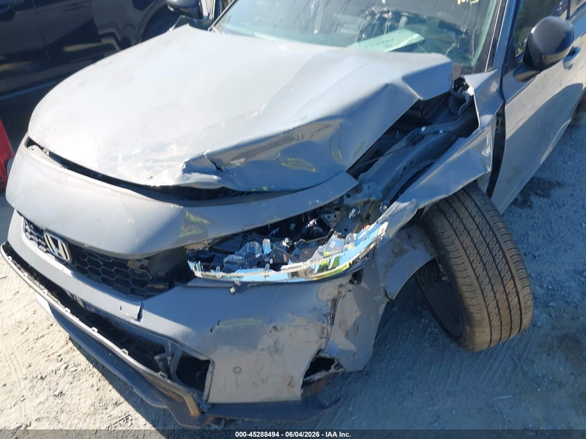 2025 Honda Civic VIN 2HGFE4F85SH344617 IAAI salvage auction — FRONT END, Salvage (Georgia), sold $5,825 on 2026-08-23 (photo 6)
