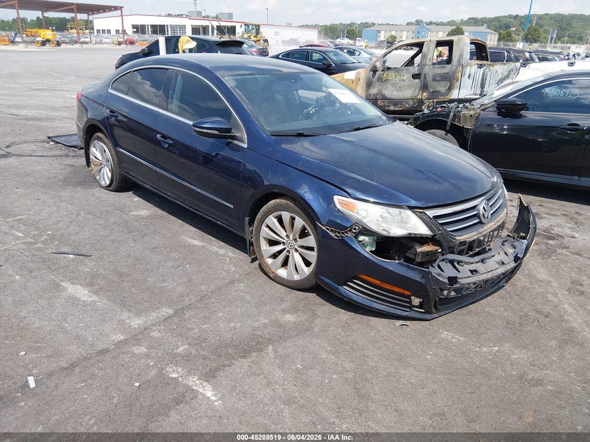 2012 Volkswagen Passat cc VIN WVWMP7ANXCE513487 IAAI salvage auction — LEFT FRONT, Clear (Missouri), sold $700 on 2026-08-04 (photo 1)