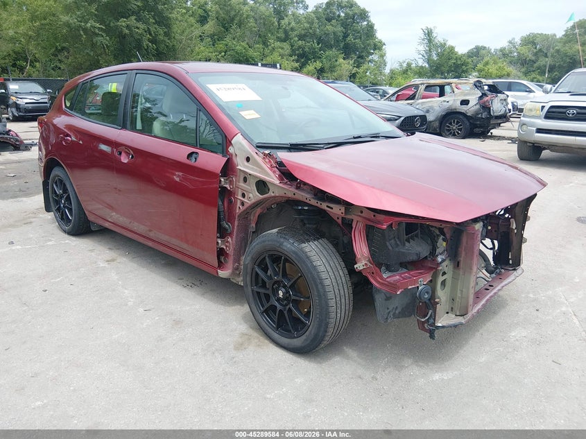 2021 Subaru Impreza VIN 4S3GTAB60M3701543 IAAI salvage auction — FRONT END, Salvage Title, sold $1,700 on 2026-07-09 (photo 1)