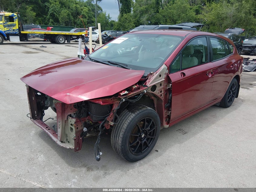 2021 Subaru Impreza VIN 4S3GTAB60M3701543 IAAI salvage auction — FRONT END, Salvage Title, sold $1,700 on 2026-07-09 (photo 2)