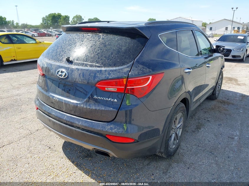 2016 Hyundai Santa fe VIN 5XYZU3LB7GG327834 IAAI salvage auction — FRONT END, Salvage Title, sold $2,300 on 2026-07-15 (photo 4)