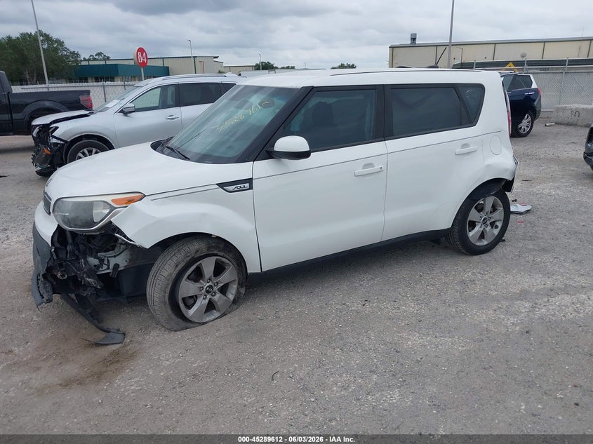 2019 Kia Soul VIN KNDJN2A20K7908427 IAAI salvage auction — FRONT & REAR, Salvage Title, sold $775 on 2026-07-28 (photo 2)